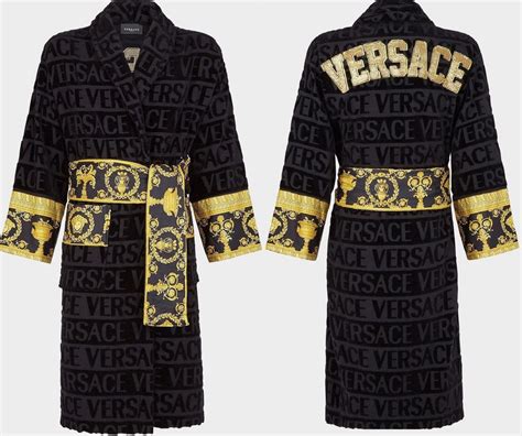 versace bathrobe black and gold replica|alibaba versace bathrobe.